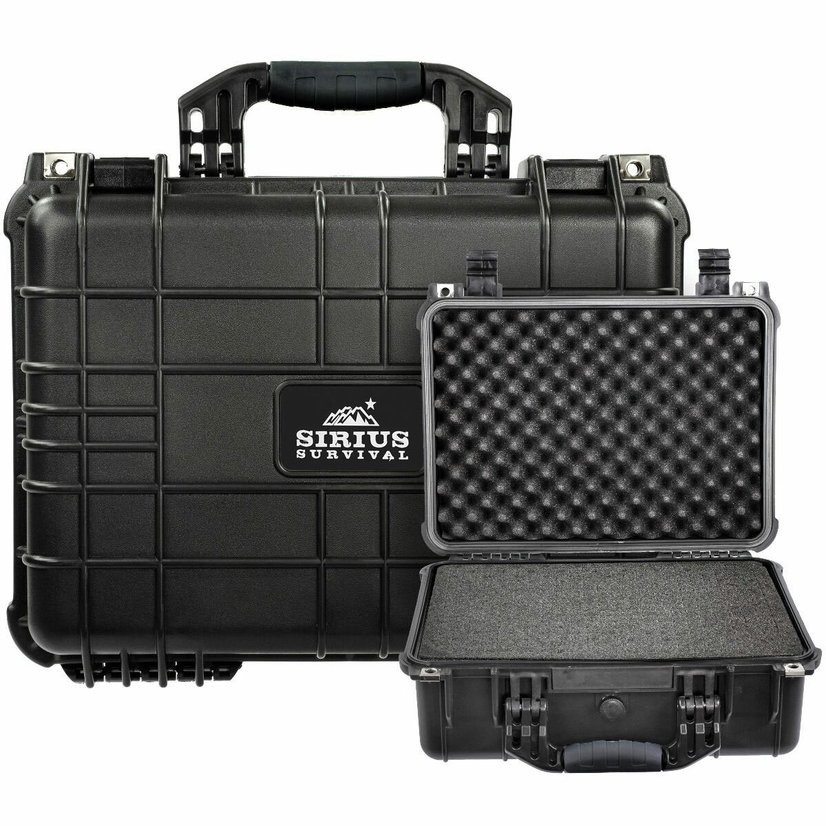 Emergency Preparedness & Survival Kit for 2, Over 175 Pcs, Waterproof Hard Case