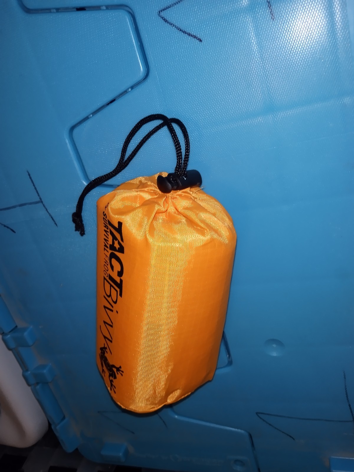 NEW Survival Frog Tact Bivvy Emergency Sleeping Bag Lightweight Orange Bivy Sack