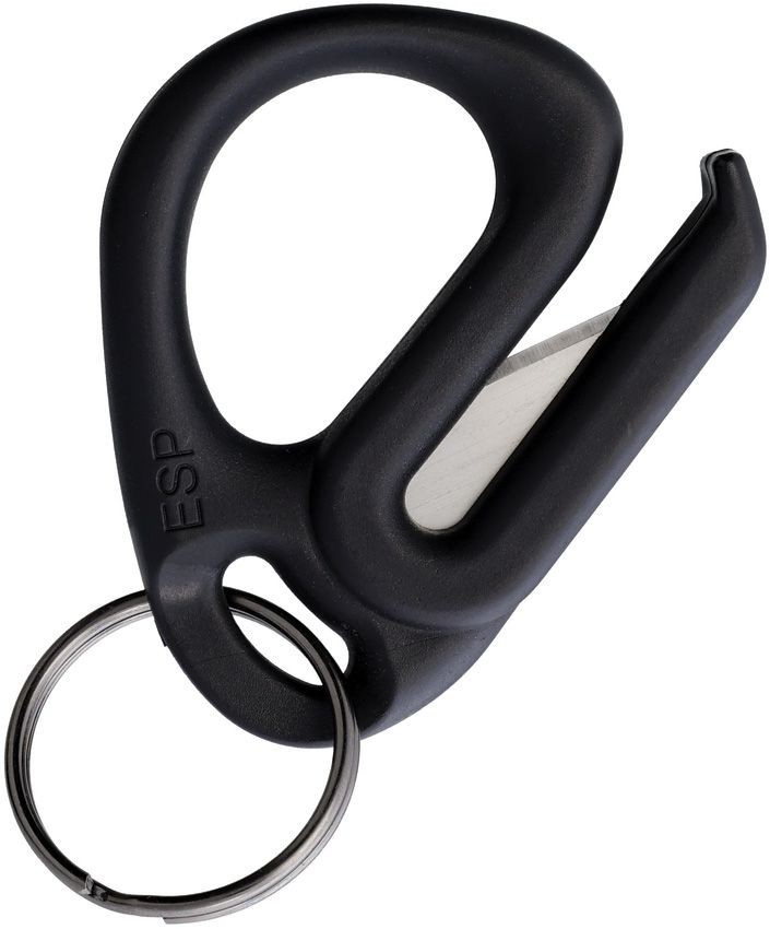 EURO SECURITY PRODUCTS Belt/Cord Cutter Satin-Finish Stainless Blade w/Keyring