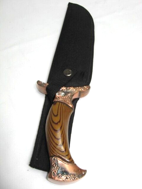 rmk99 Decorative 14.5″ Maxam Bowie Knife Resin Handle Dbl Layer-Sheath st135