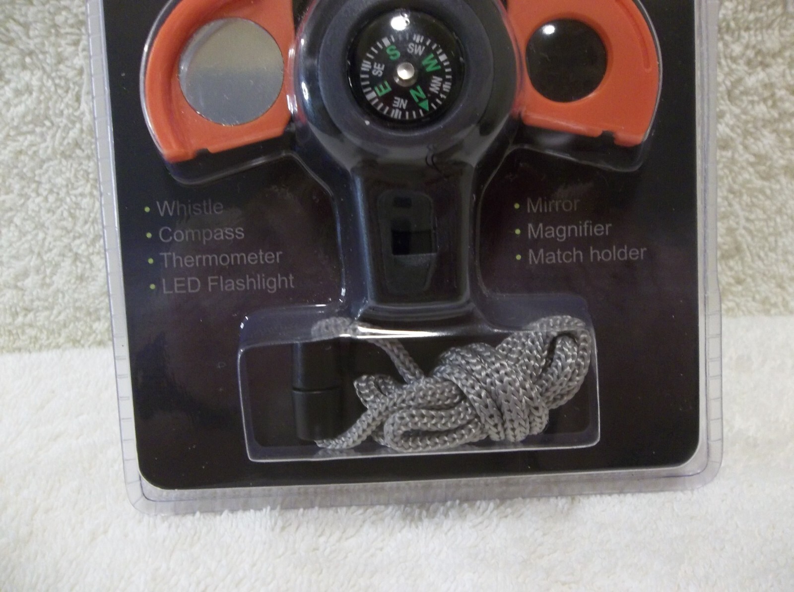 BERKSHIRE 7 in 1 Outdoor Emergency Survival Tool for Wilderness NEW
