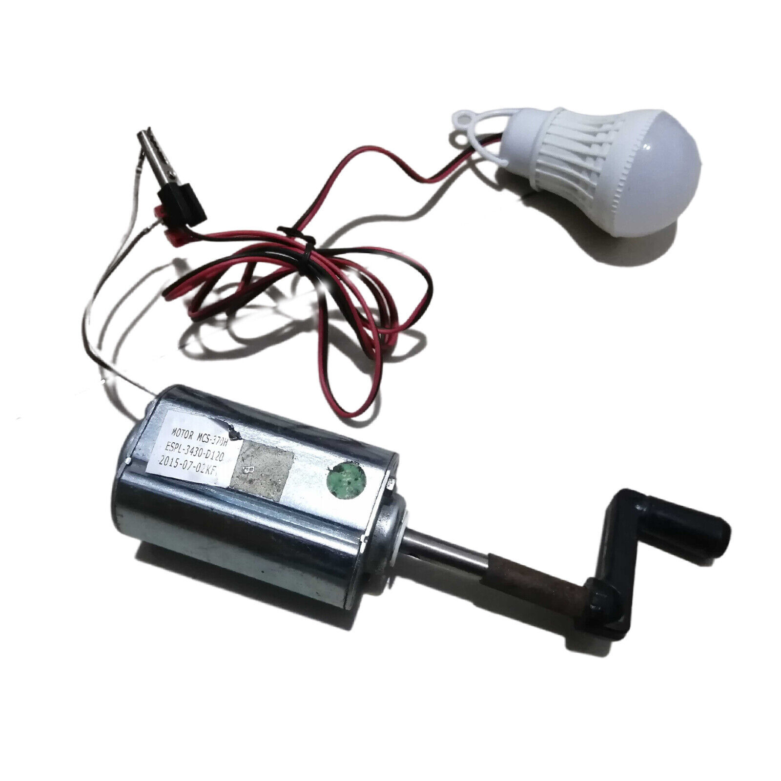 New DIY Breeze Wind Turbine/hand Crank Model Permanent Magnet Generator 12V 80W