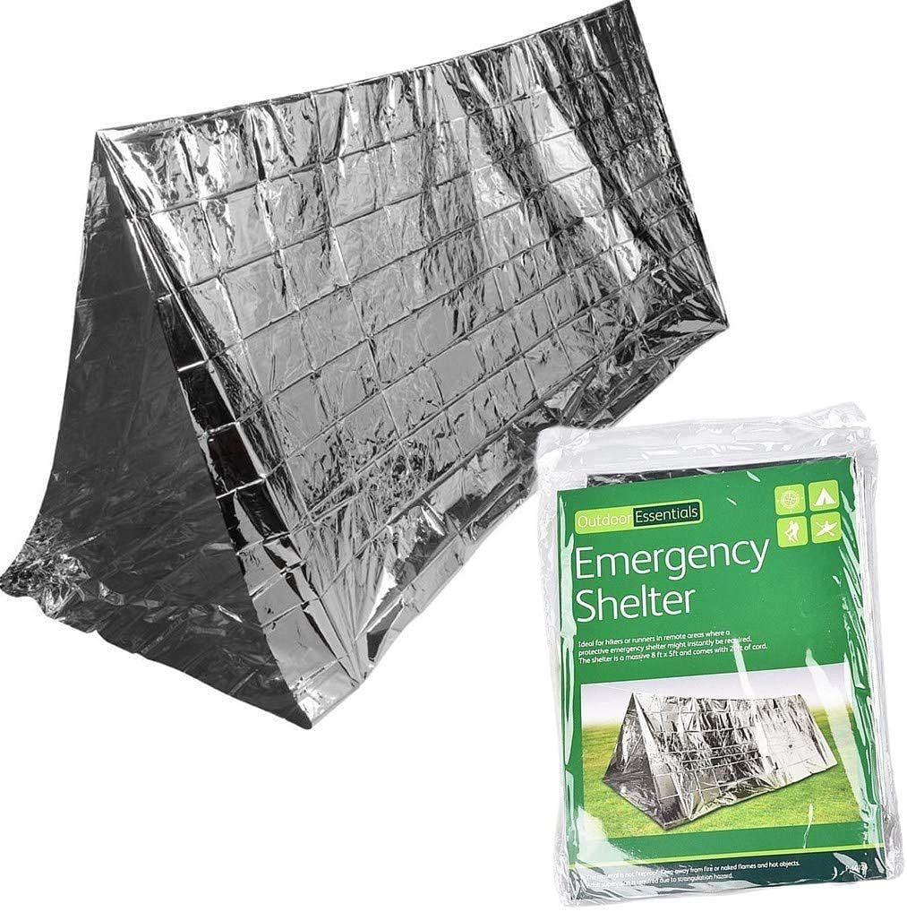 Outdoor Essentials Emergency Shelter Tent 8 ft x5 ft Camping/Hiking Remote Areas