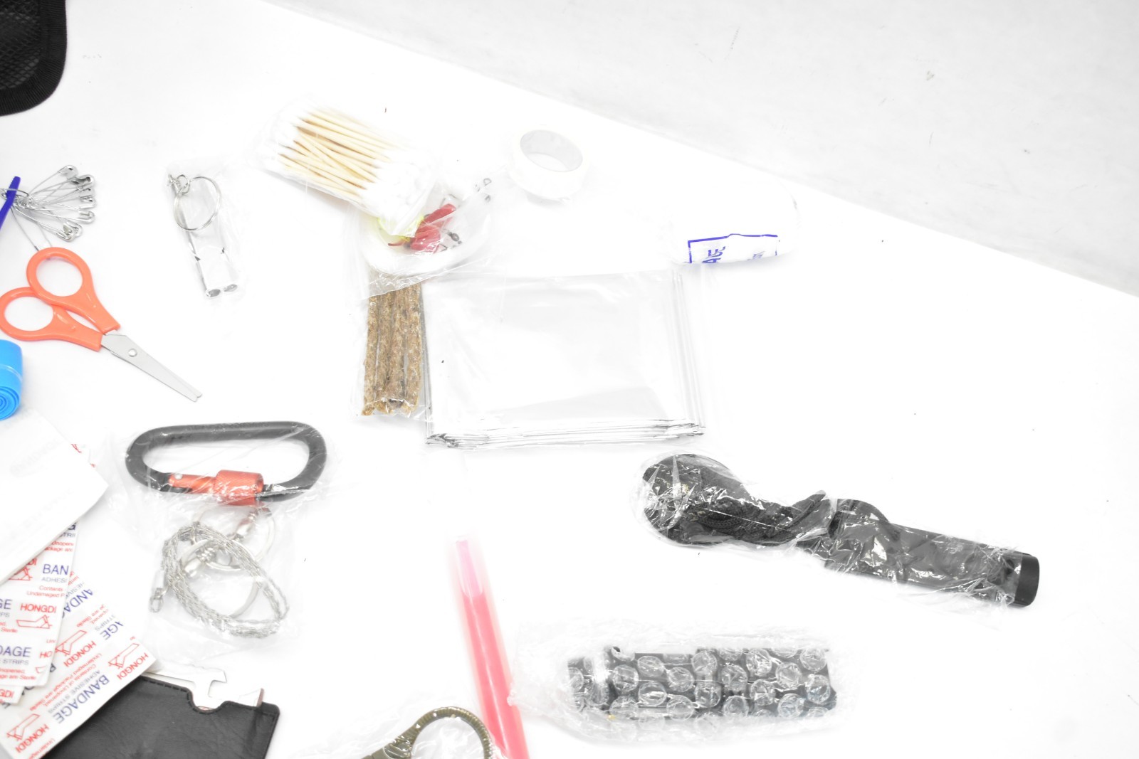 Emergency Outdoor Survival Kit w Shovel/Black/Emergency Blanket Full Service