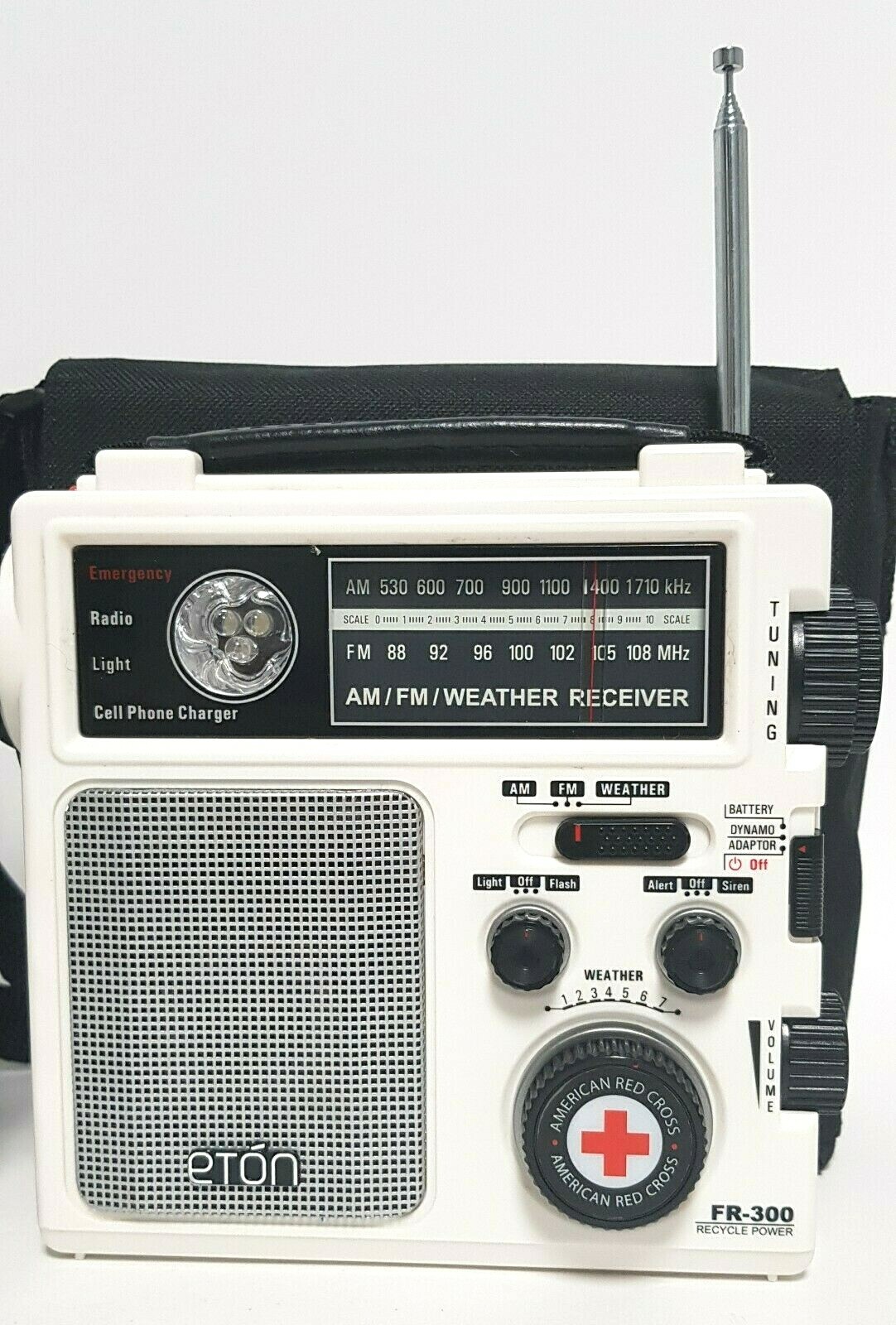 ETON FR-300 Emergency Am/fm Radio – Crank Power American Red Cross