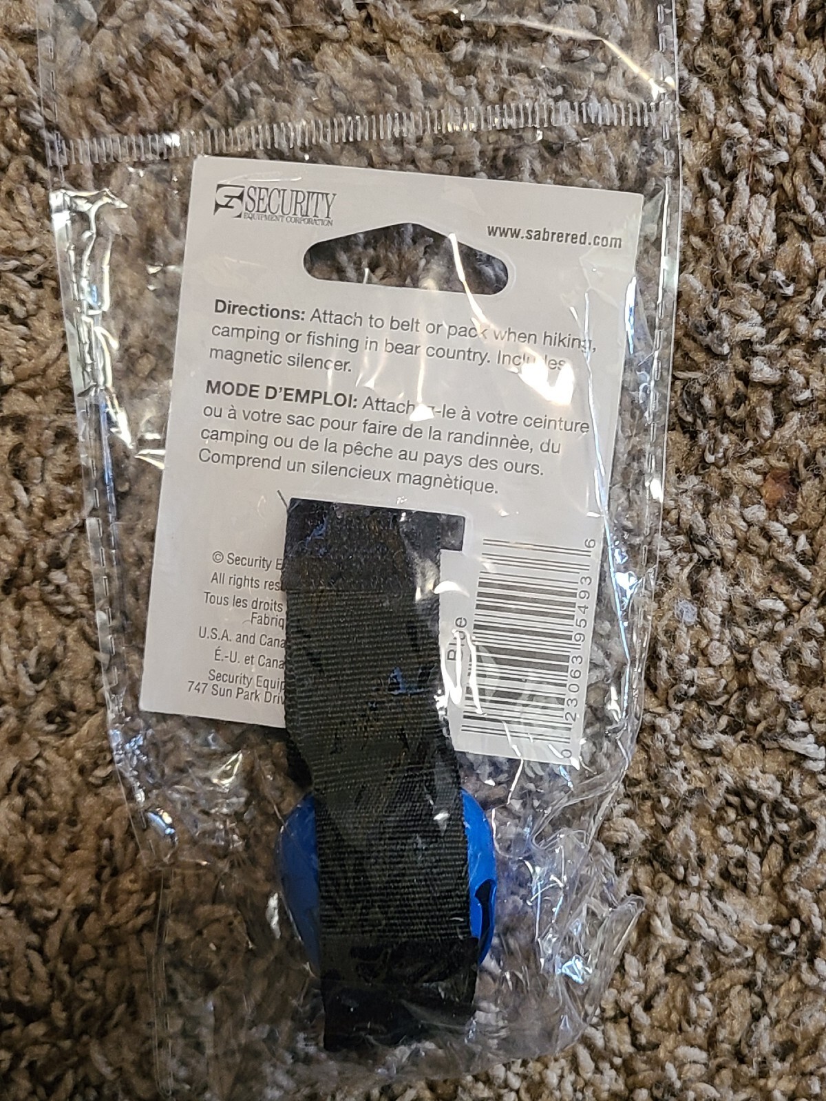 Frontiersman Bear Bell Blue Magnetic Silencer Blue ~ New