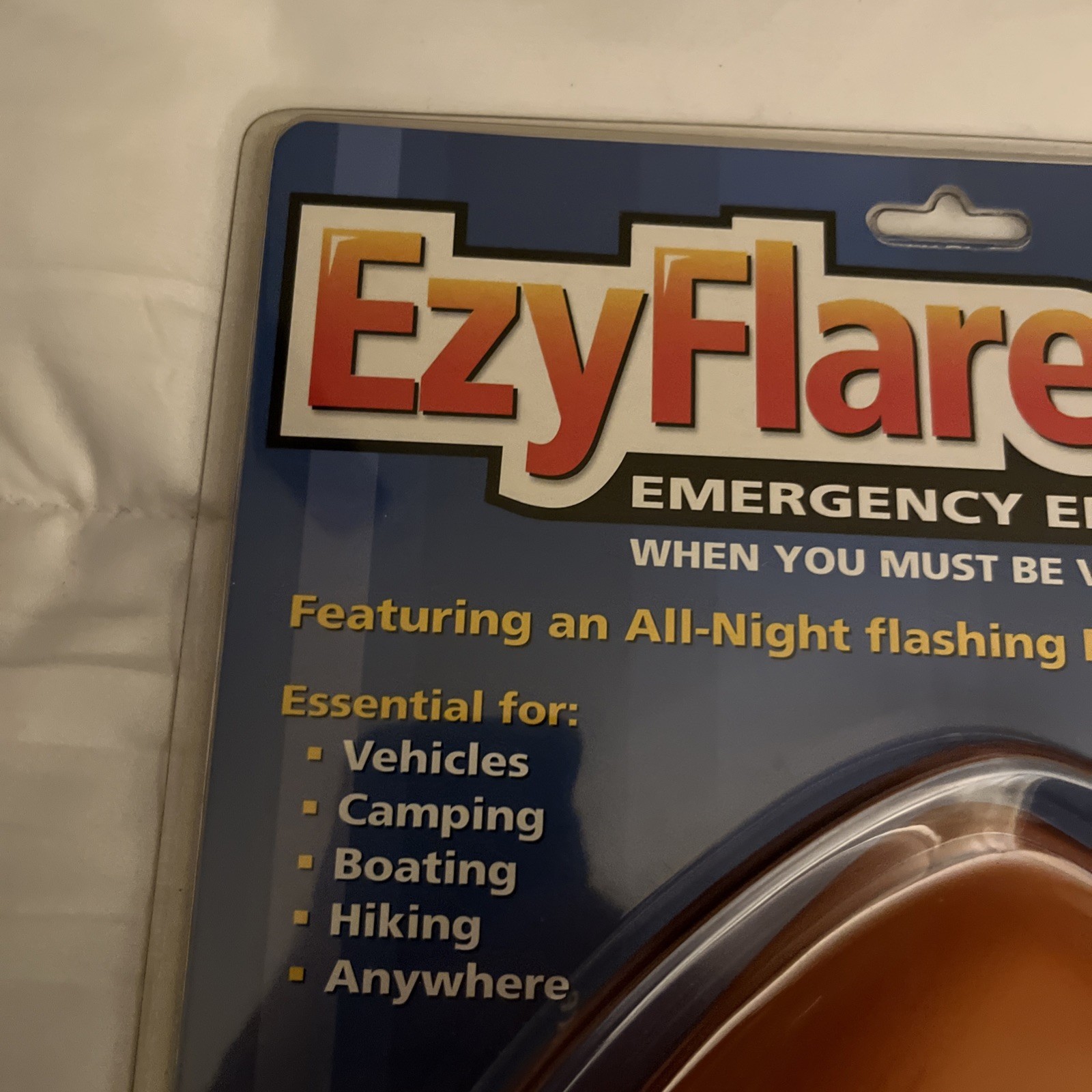 EzyFlare EZY FLARE Emergency Roadside Electronic Flashing LED Warning Light NEW!