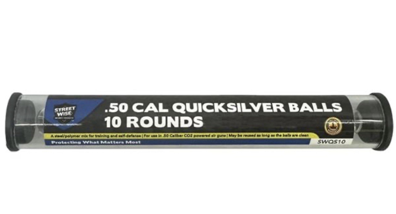 1 tube SILVER BALL 10 Round REFILL for POLICE 0.50 cal heat Launcher **READ*