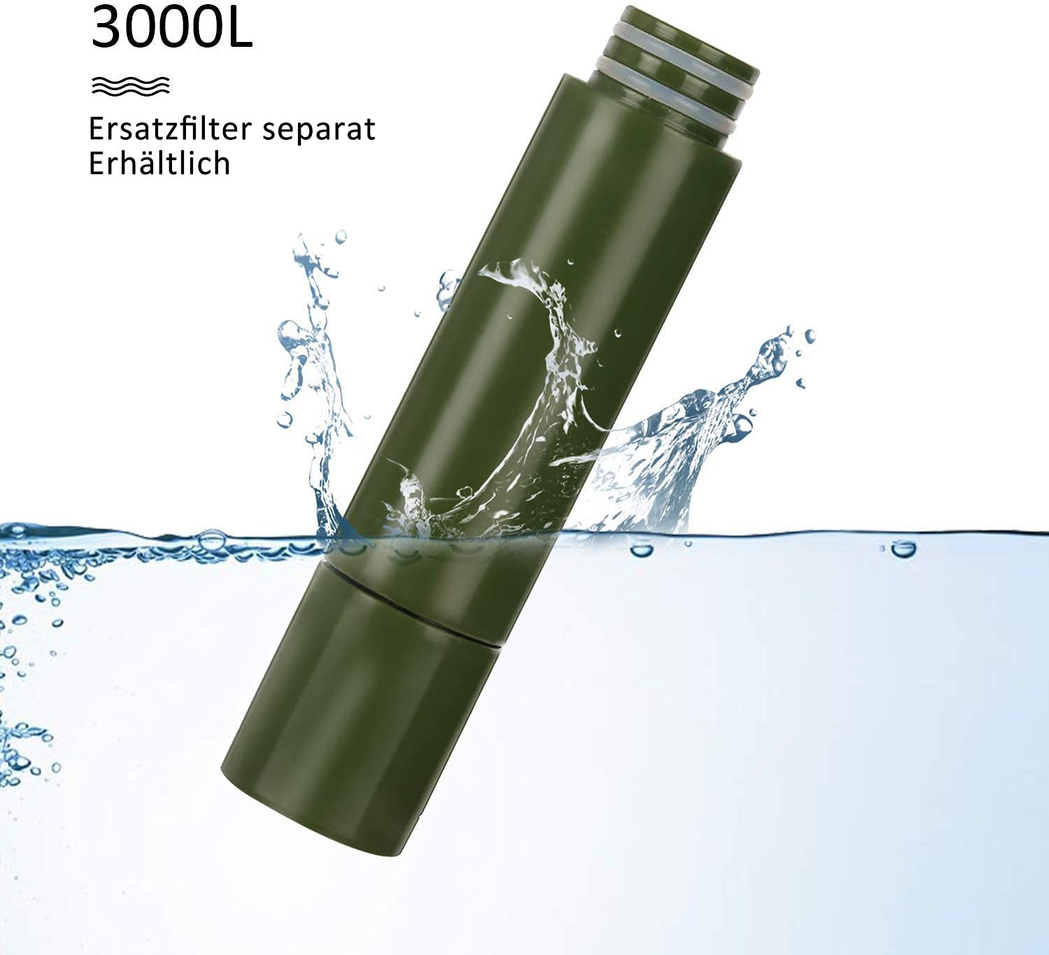 Replaceable Water Filter for Portable Filterable Water Purifiers Emergency Water…