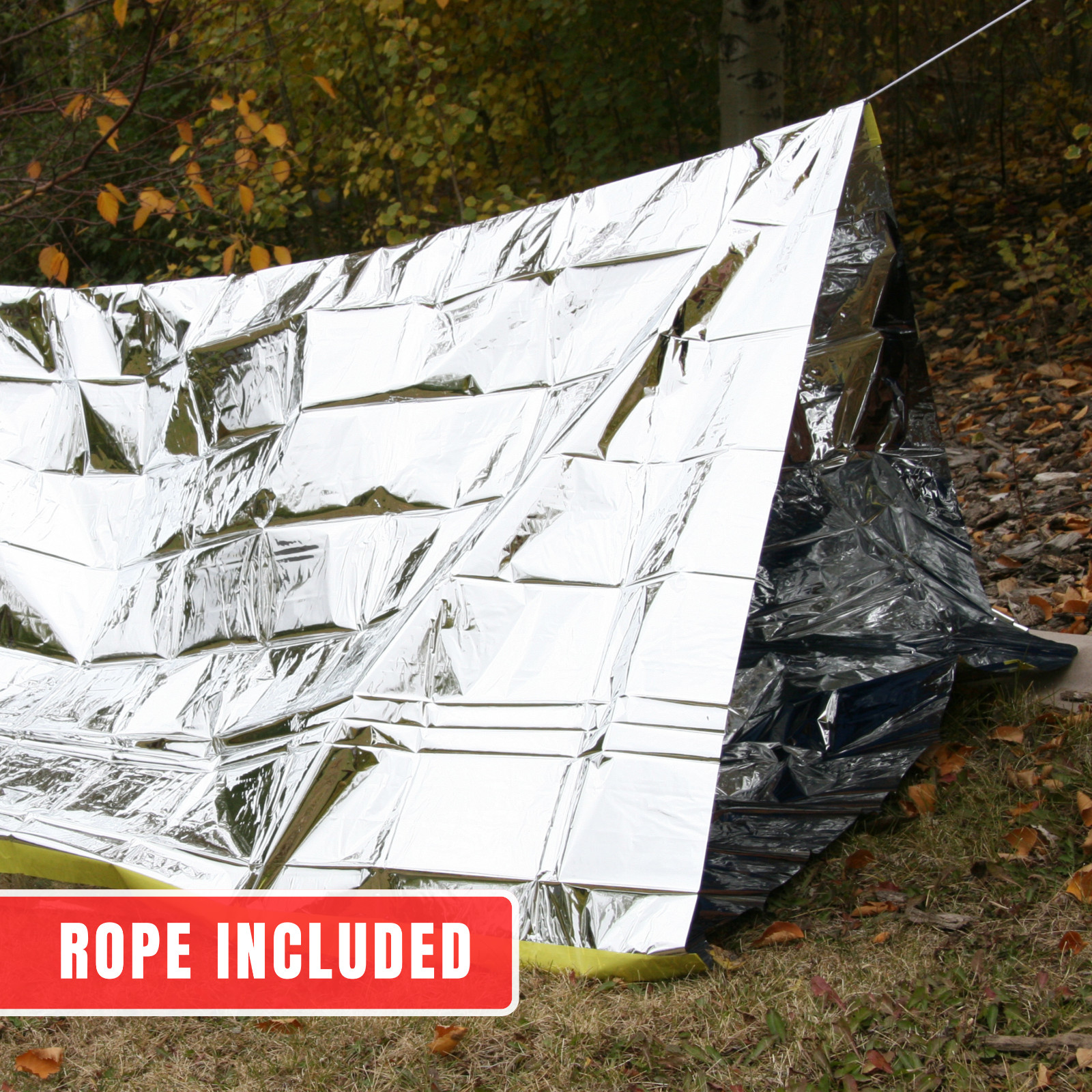 [BULK DEAL] 48x Pack Emergency Reflective Tube Tent for Two People