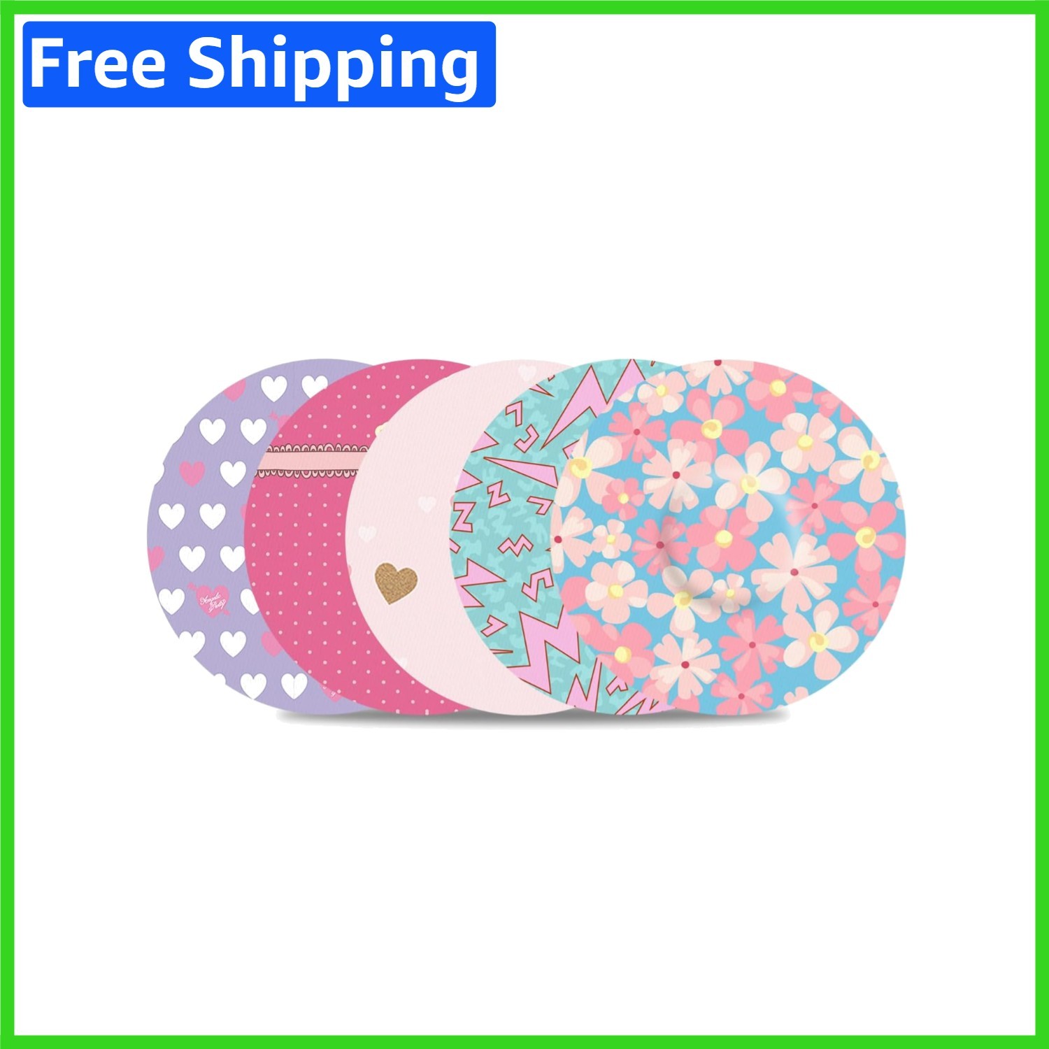 10 Pack Waterproof & Sweatproof Sensor Covers for Libre 3 Plus – Hypoallergenic