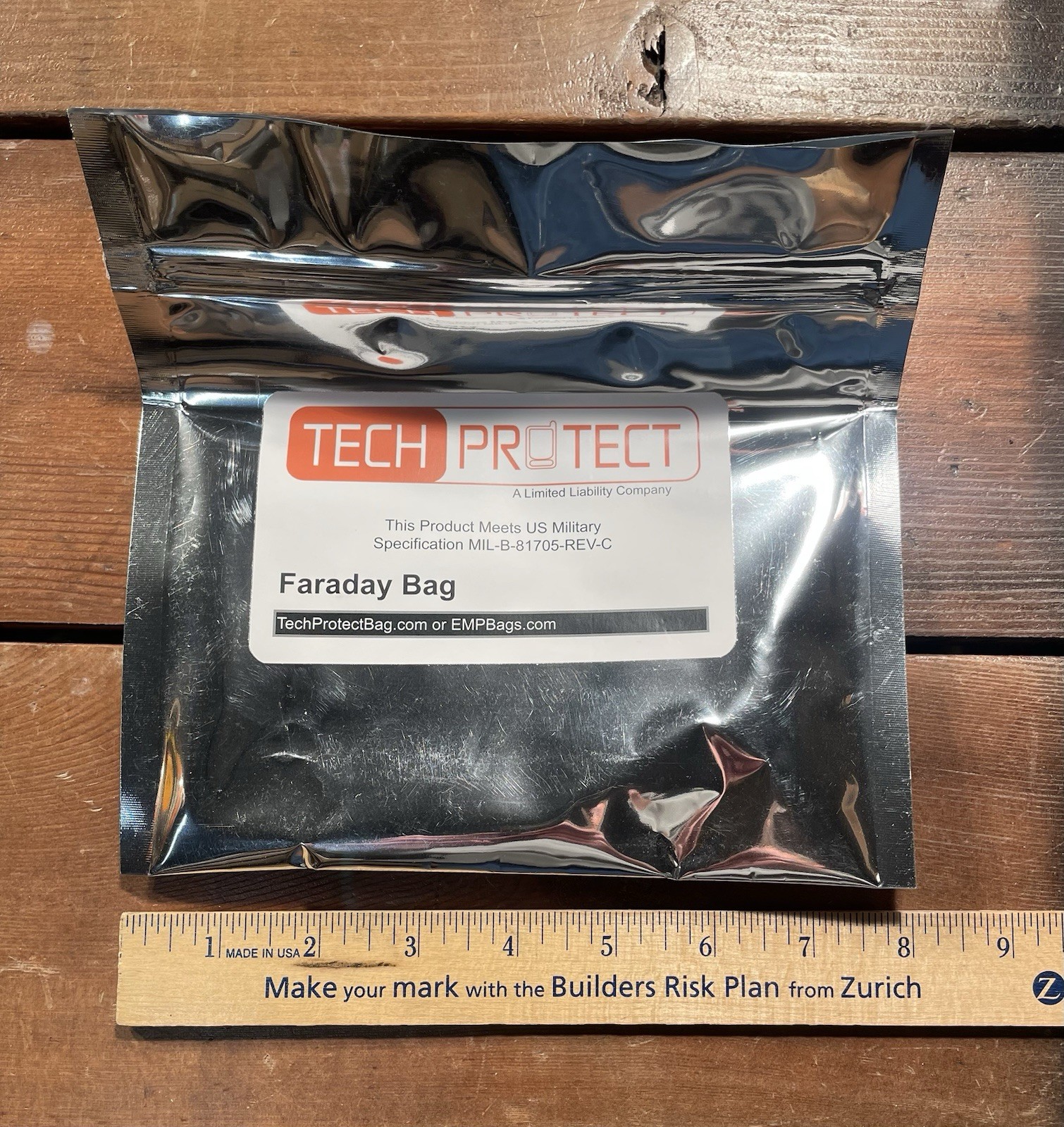 Tech Protect EMP/Faraday Bag 8″x8″; New Out Of Box