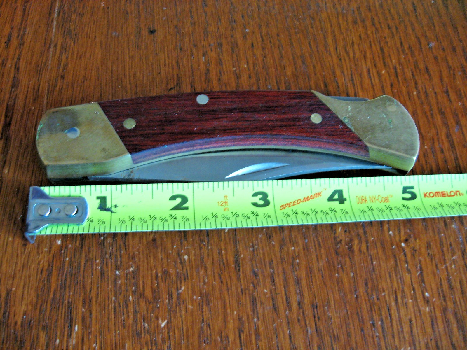 rmk99 Uncle Henry Schrade 8.7″ Folding Knife LB7 USA Wood Handle w/Sheath st135