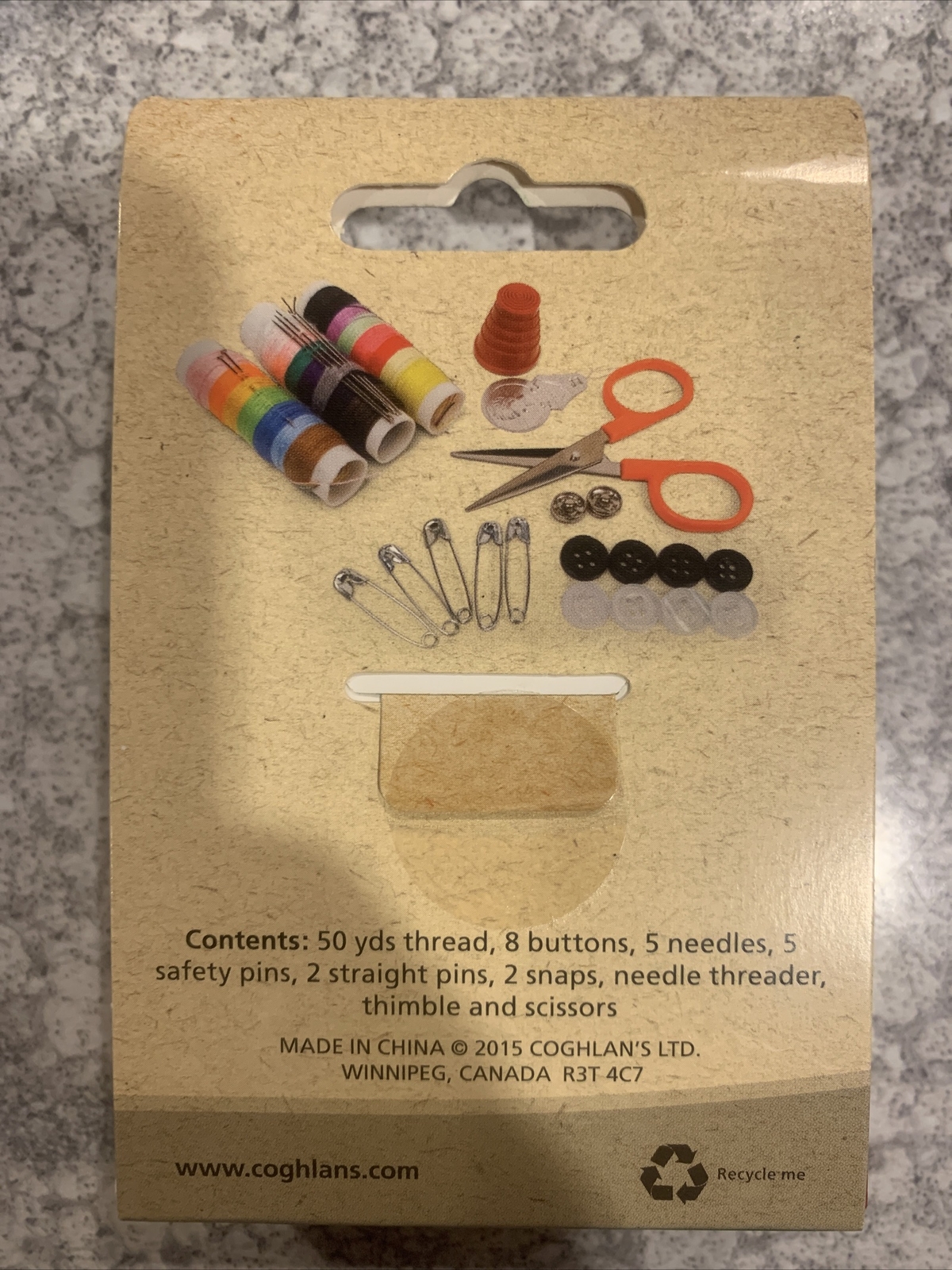 Coghlans Sewing Kit Emergency Hiking Camping Hunting