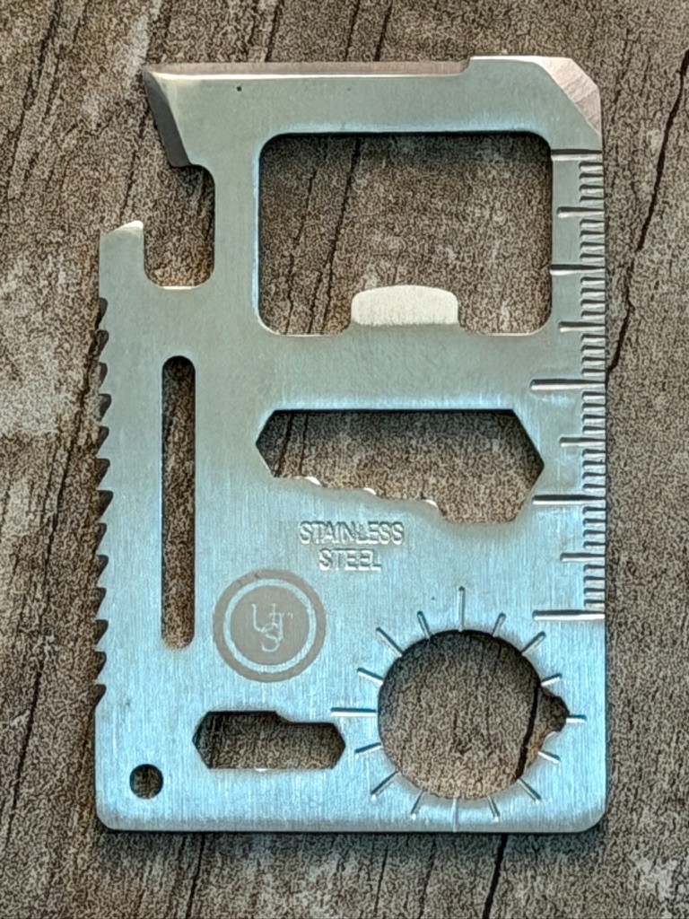 UST Pocket Sized Survival Credit Card Size Tool – Multi-Tool – 11 Tools