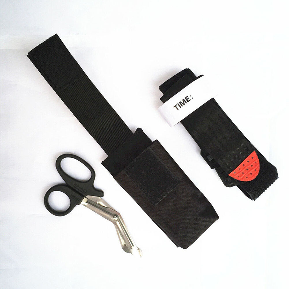 Survival and First Aid Kit 5 Piece Outdoor Survival Gear and Equipment Molle Bag