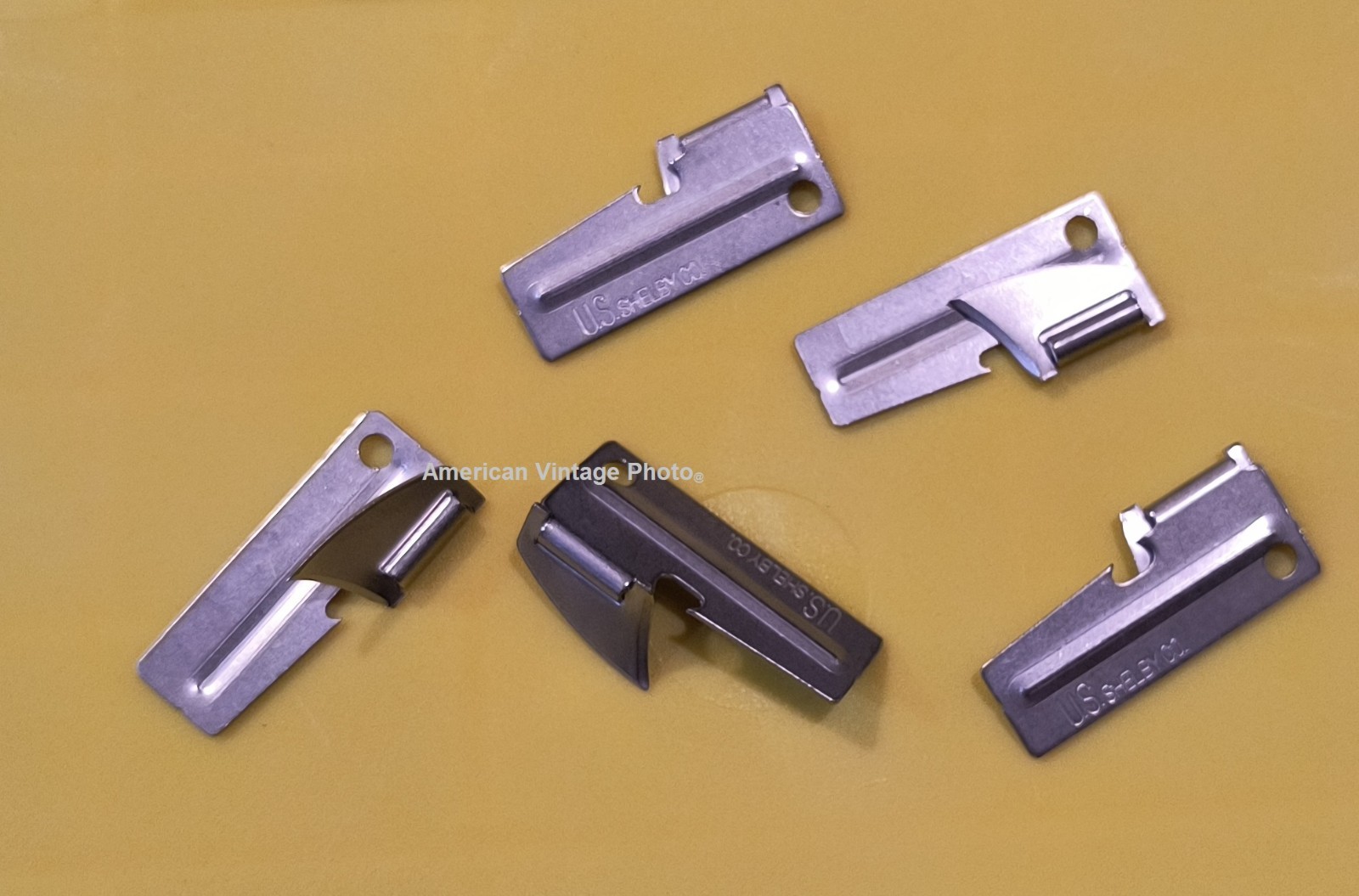 5 Pack Genuine P38 P-38 Can Opener Shelby Co US Military Army Original Made USA