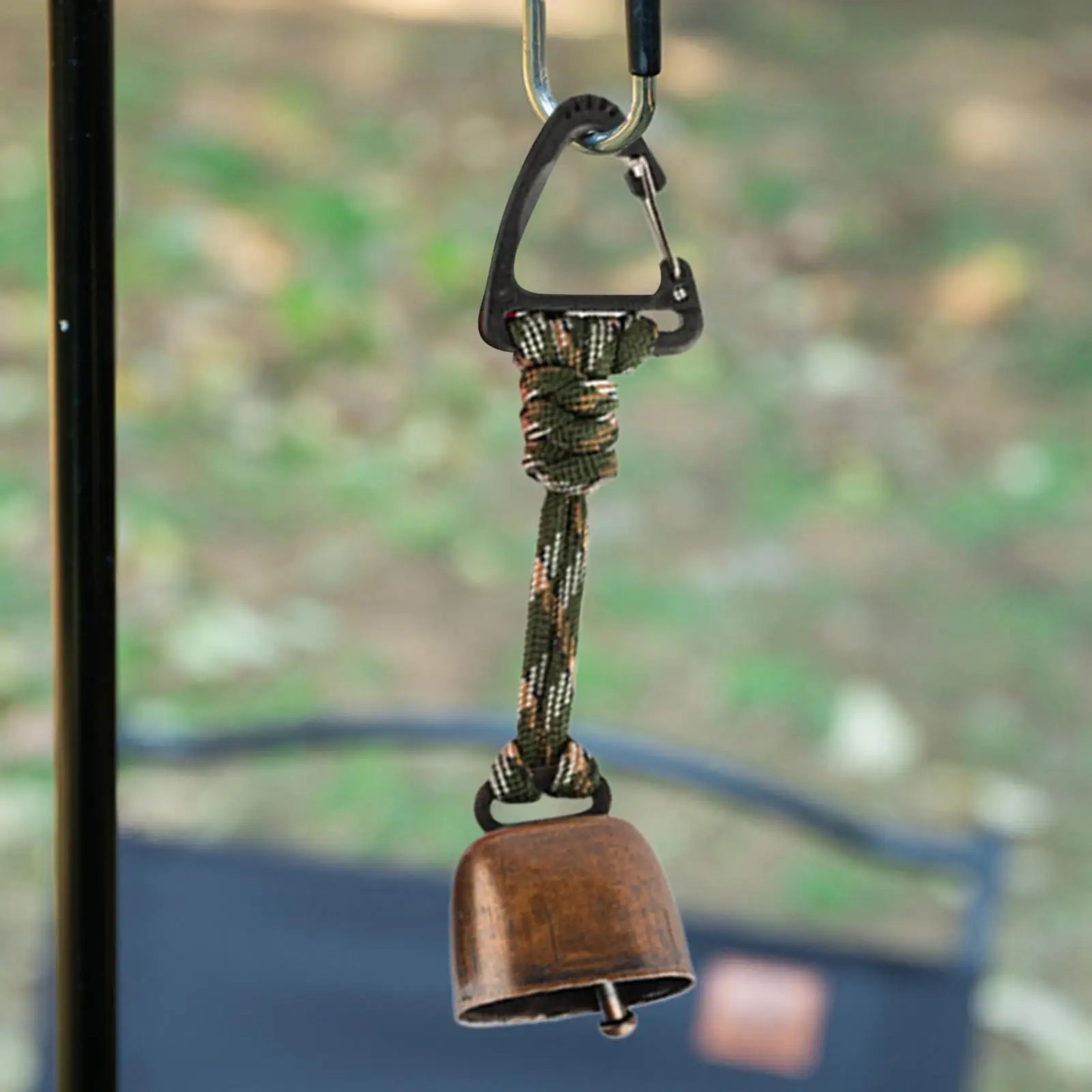 Bear Bell Hiking Loud Bell Safety Protector Bell With Carabiner Outdoor NEW USA