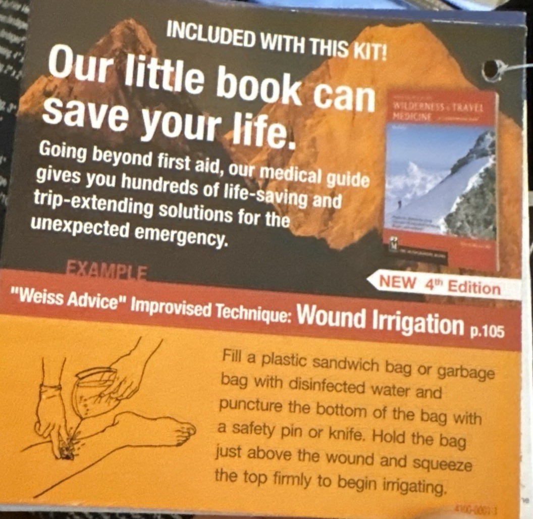 ADVENTURE MEDICAL KITS MOUNTAIN SERIES COMPREHENSIVE MEDICAL KIT, SEALED EXP???