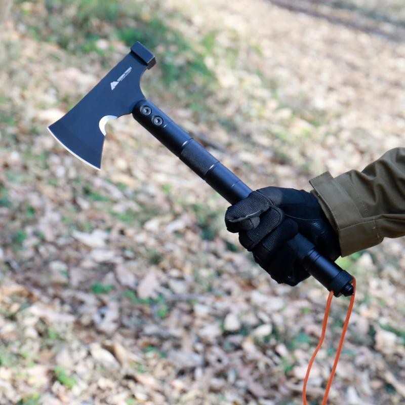 30-in-1 Survival Kit Portable Folding Shovel Multifunctional Camping Tool w/Case