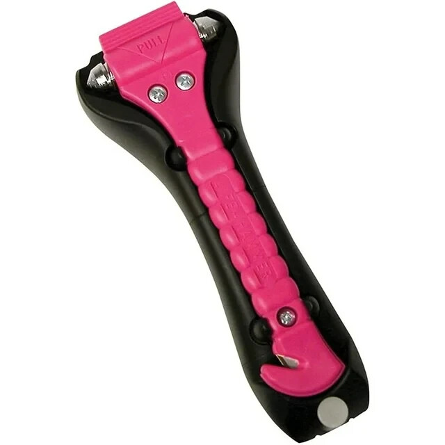 Lifehammer Car Safety Hammer Vehicle Emergency Escape and Rescue – Pink