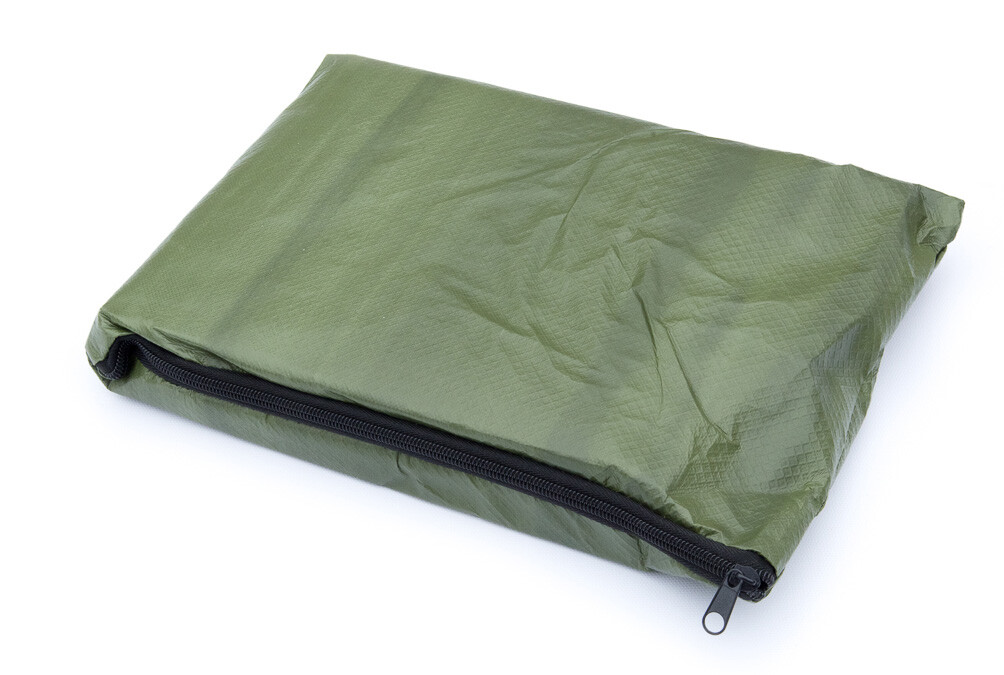 Green HD Heavy Duty Thermal Reflective Blanket Kit 4 Stakes Emergency Solar Tarp