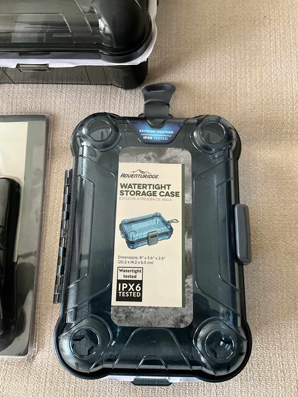 Adventuridge Multi-Tool + Large & Medium Watertight Case Camping, Survival Gear