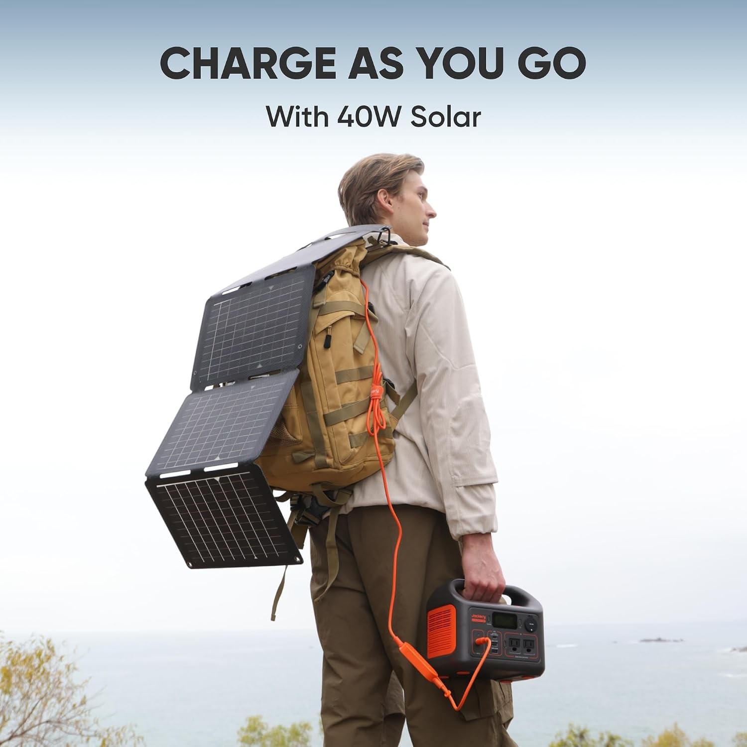 Portable Power Station Outdoors Camping Travel Battery (Solar Panel Optional)