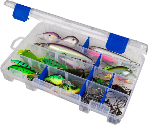 Flambeau Outdoors 4007 Fishing Tackle Box – Includes 12 7.25″, Clear
