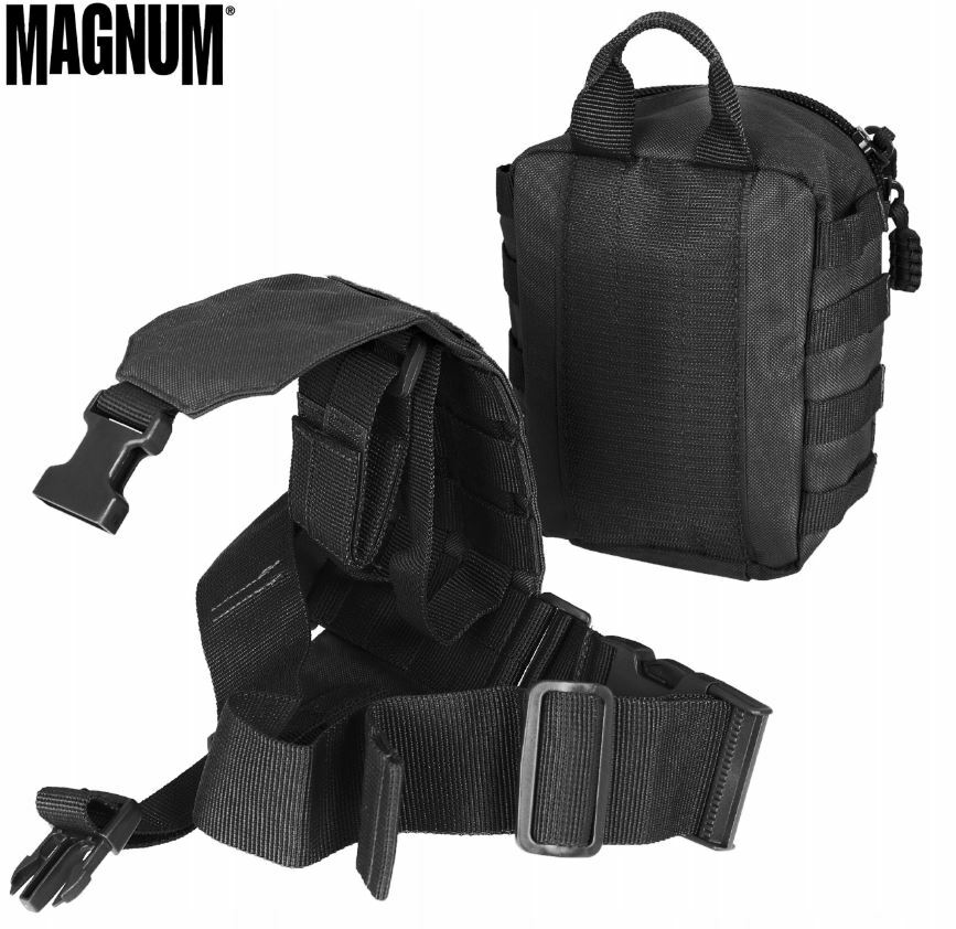 Magnum MED Tactical Molle Medical First Aid Pouch Rip-Away Emergency Black Olive