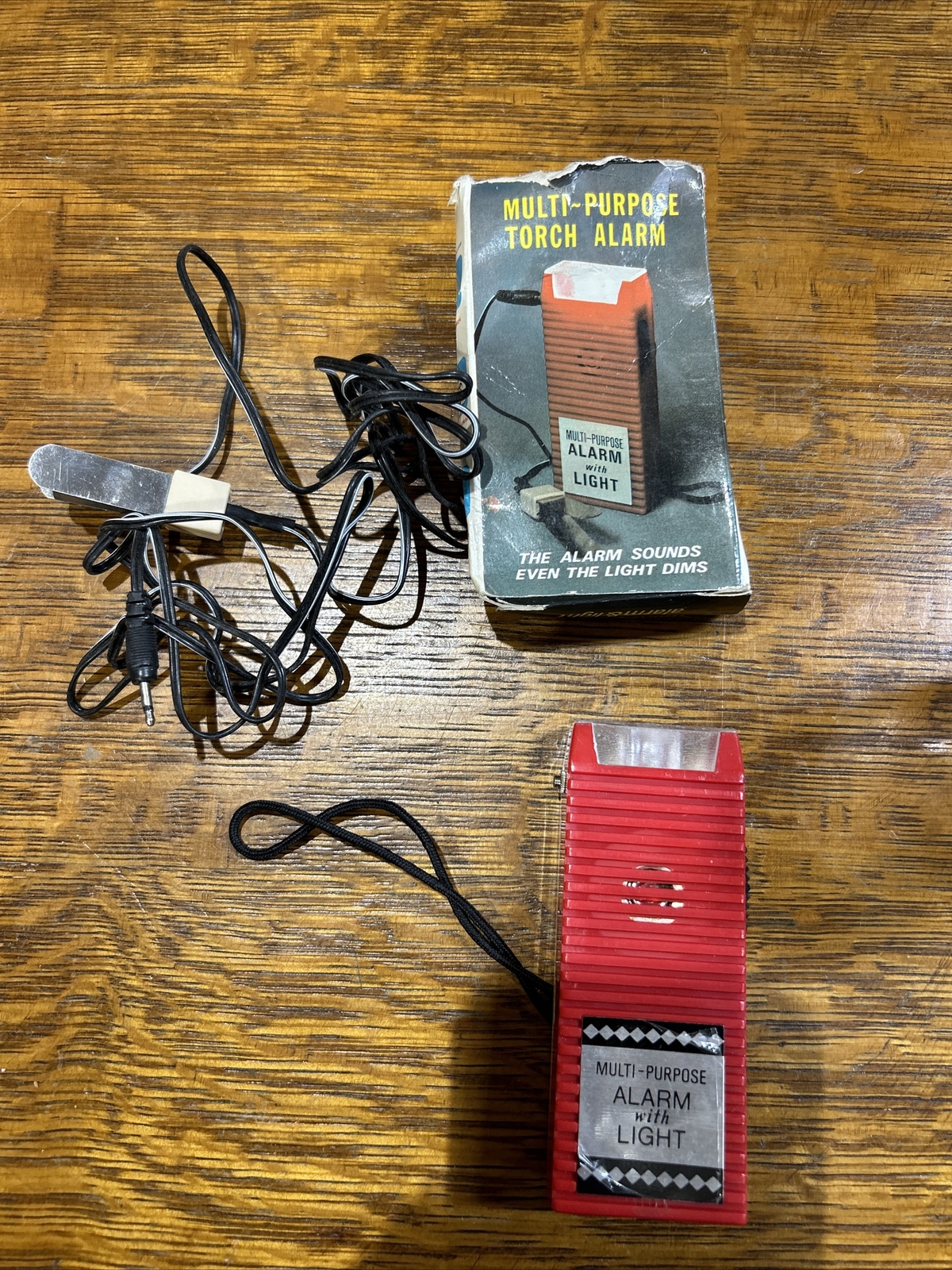 Vintage Multipurpose Torch Alarm And Burglar Alarm With Light