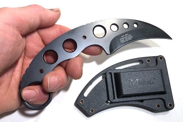 Urban Black Tactical Karambit Fixed – Kydex Sheath + Bear Claw Karambit Knife