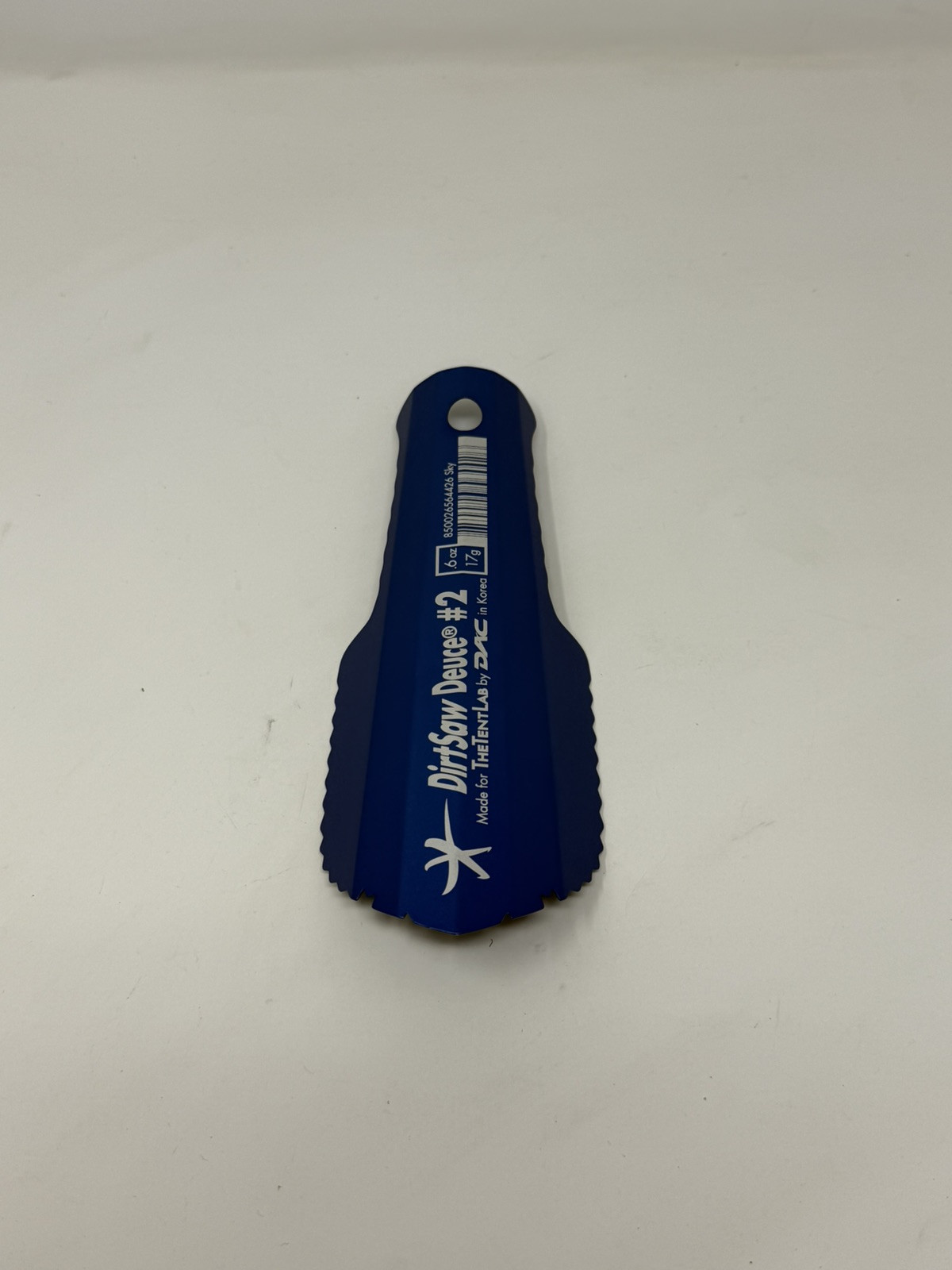 Sky Blue The DirtSaw Deuce #2 Trowel Made for TheTentLab by DAC, .6oz