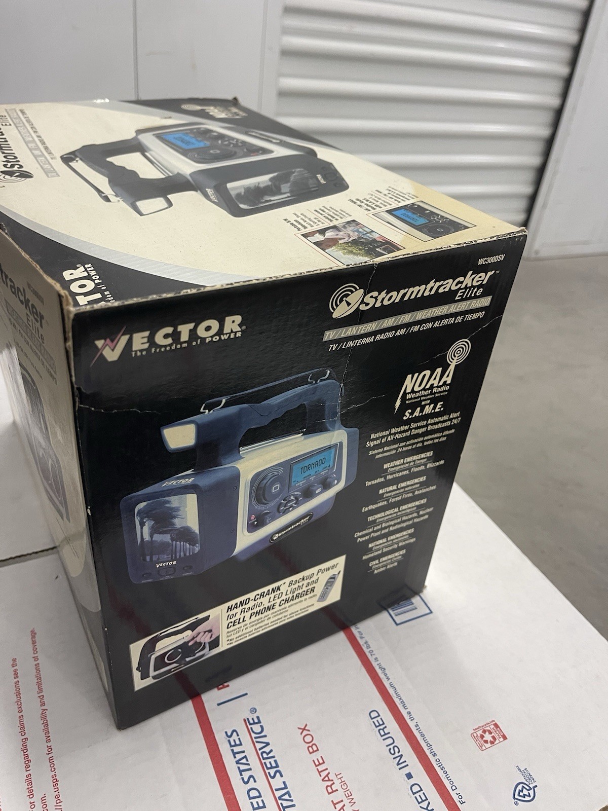 Vector Stormtracker Elite WC300DSV TV/Lantern/AM/FM/ Weather Alert Radio