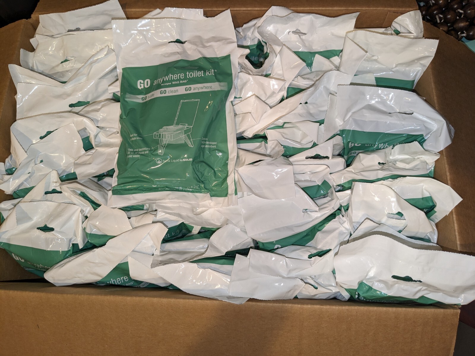 Camping Hiking RV Kids car emergency compostable toilet bags (50)