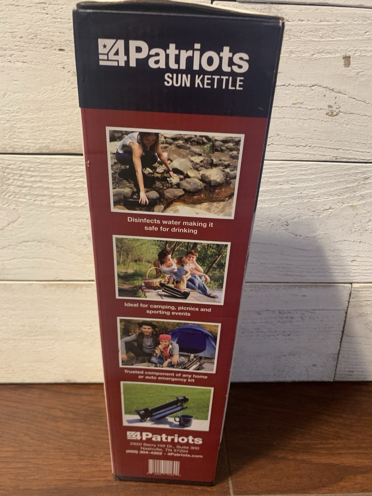 4Patriots Sun Kettle Solar Water Heater Camping & LifeStraw Purifier Emergency