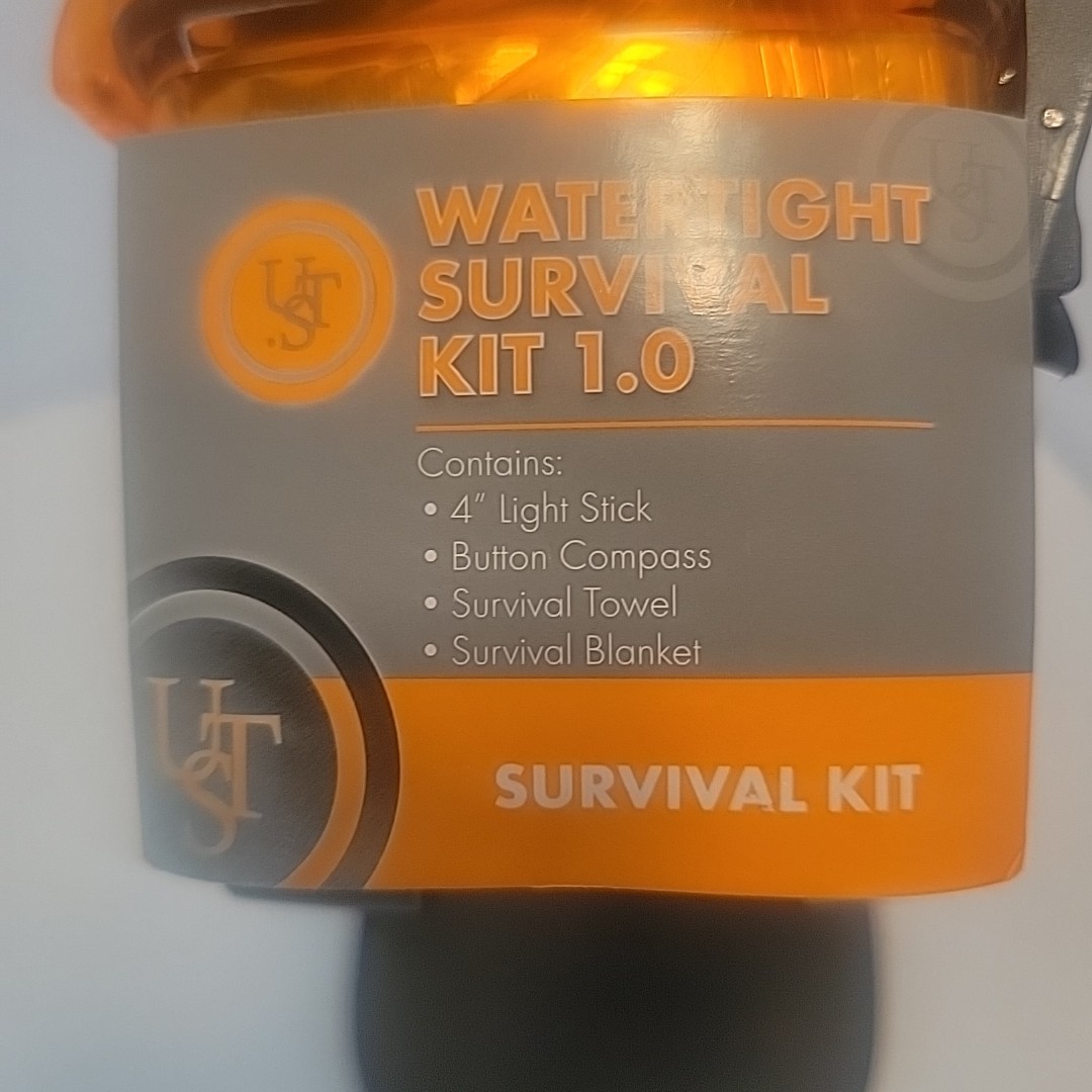 UST Watertight Survival Kit 1.0 Emergency Survival Gear Equipment Bug Out Bag