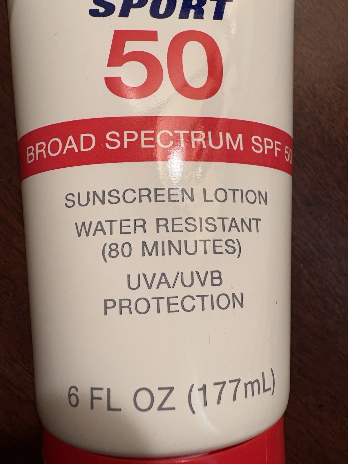 Redneck Sunscreen Sport 50 SPF Lotion Water Resistant 80 Minutes 6 FL OZ