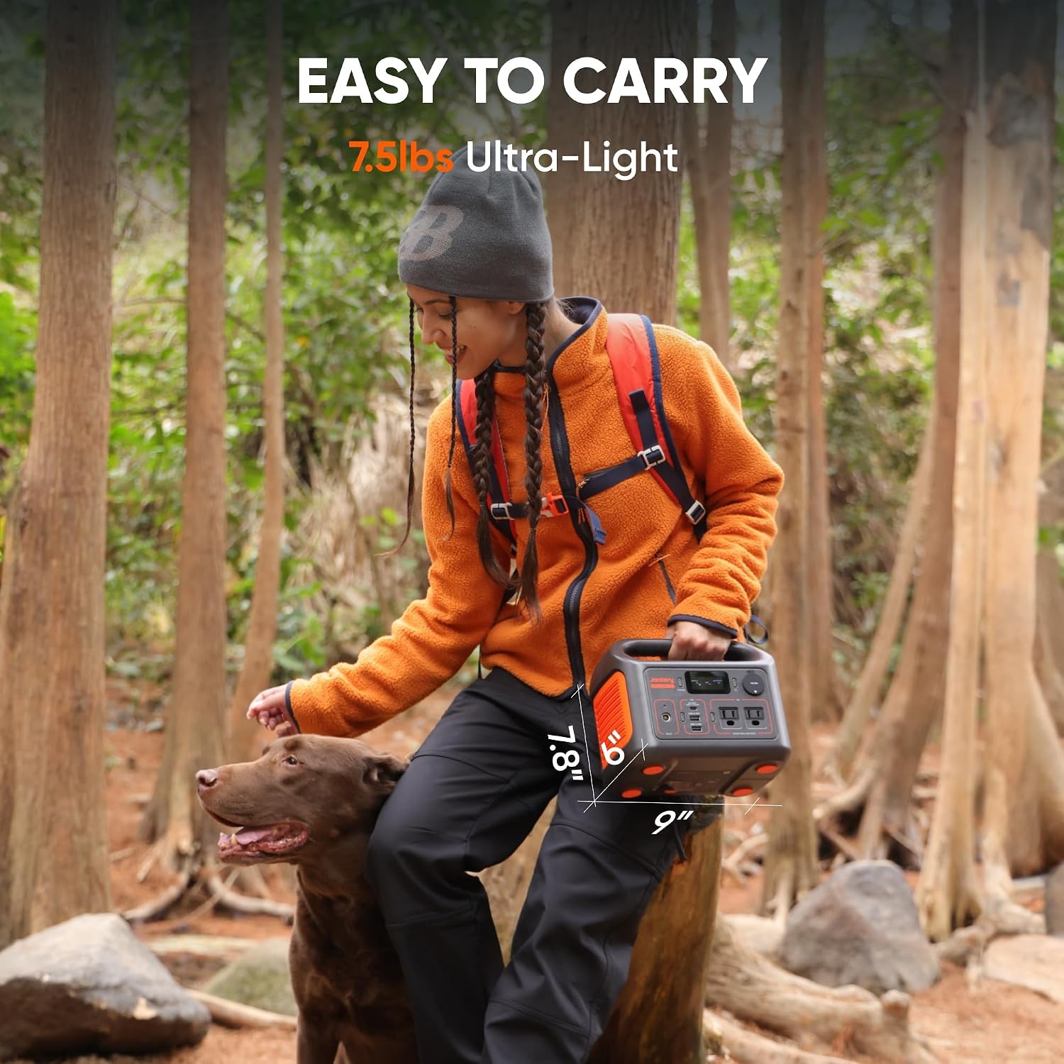 Portable Power Station Outdoors Camping Travel Battery (Solar Panel Optional)