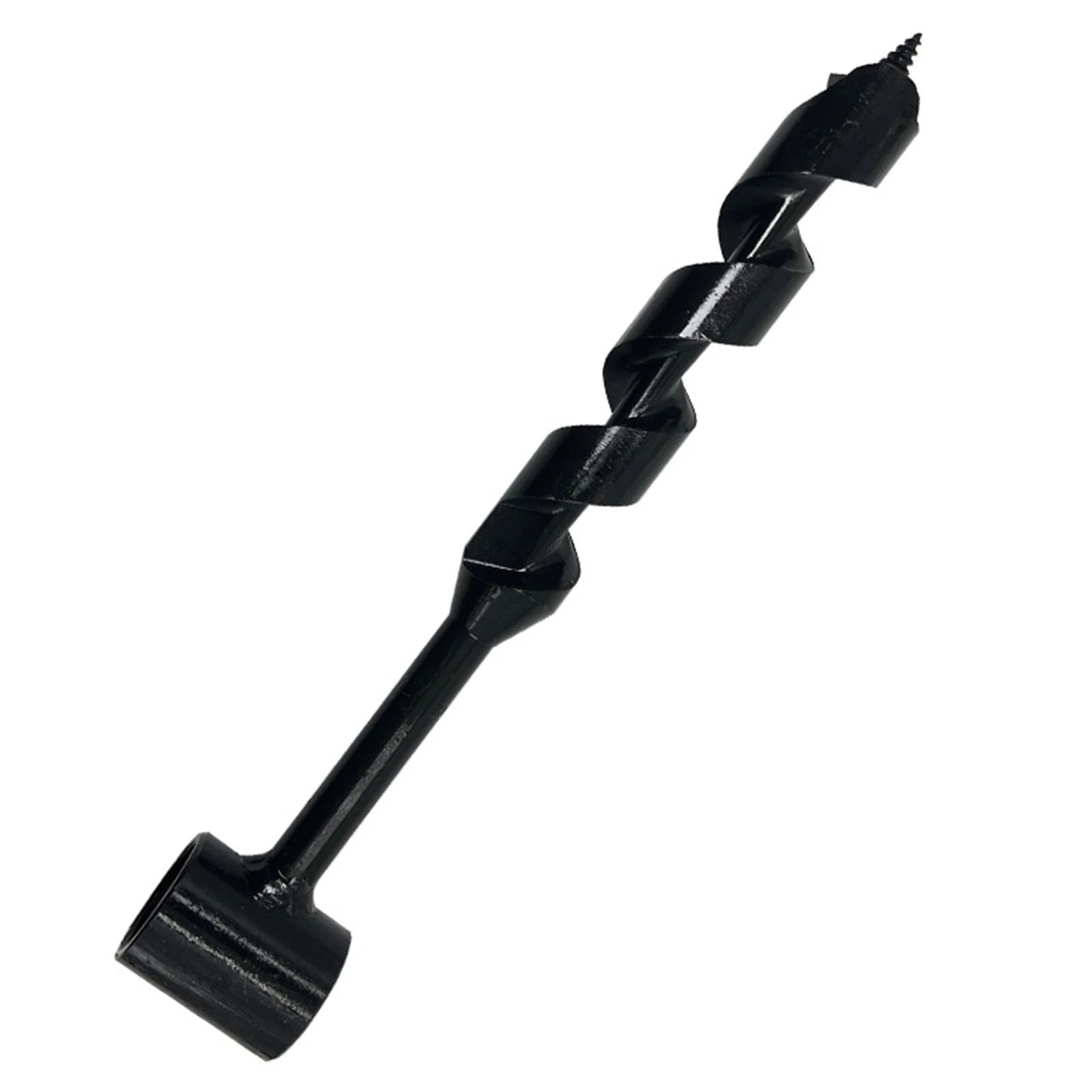 Pintudy Portable Hand Wood Punch Manual Auger Drill Bush-Craft Carbon Steel Surv