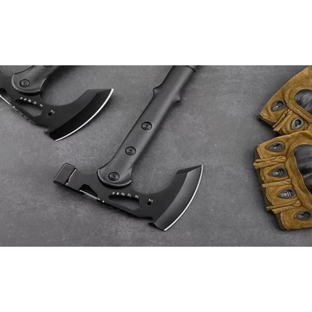 NEW Multi Function Hammer Axe for Survival Camping Heavy Duty Steel Head Construction