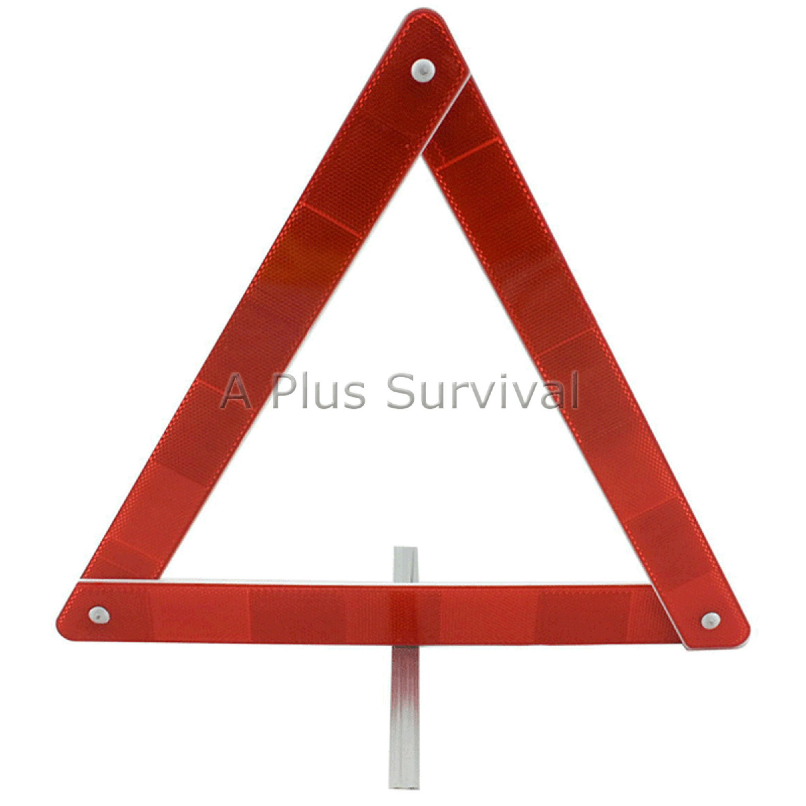 Lot of 2 Reflective Triangles for Roadside Emergencies