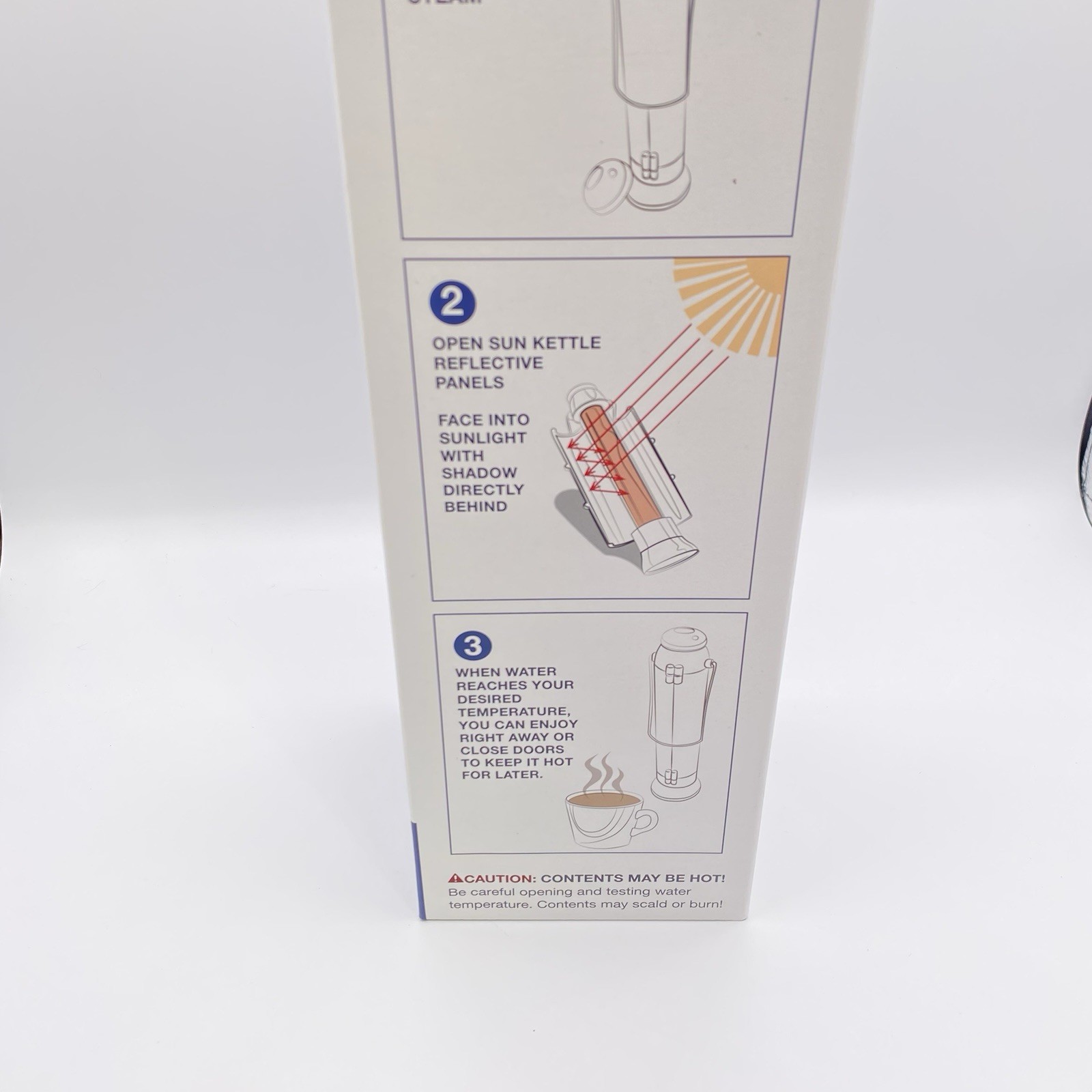 4Patriots Sun Kettle Rocket Solar Thermos Cooker Water Heater Survival Kit NEW