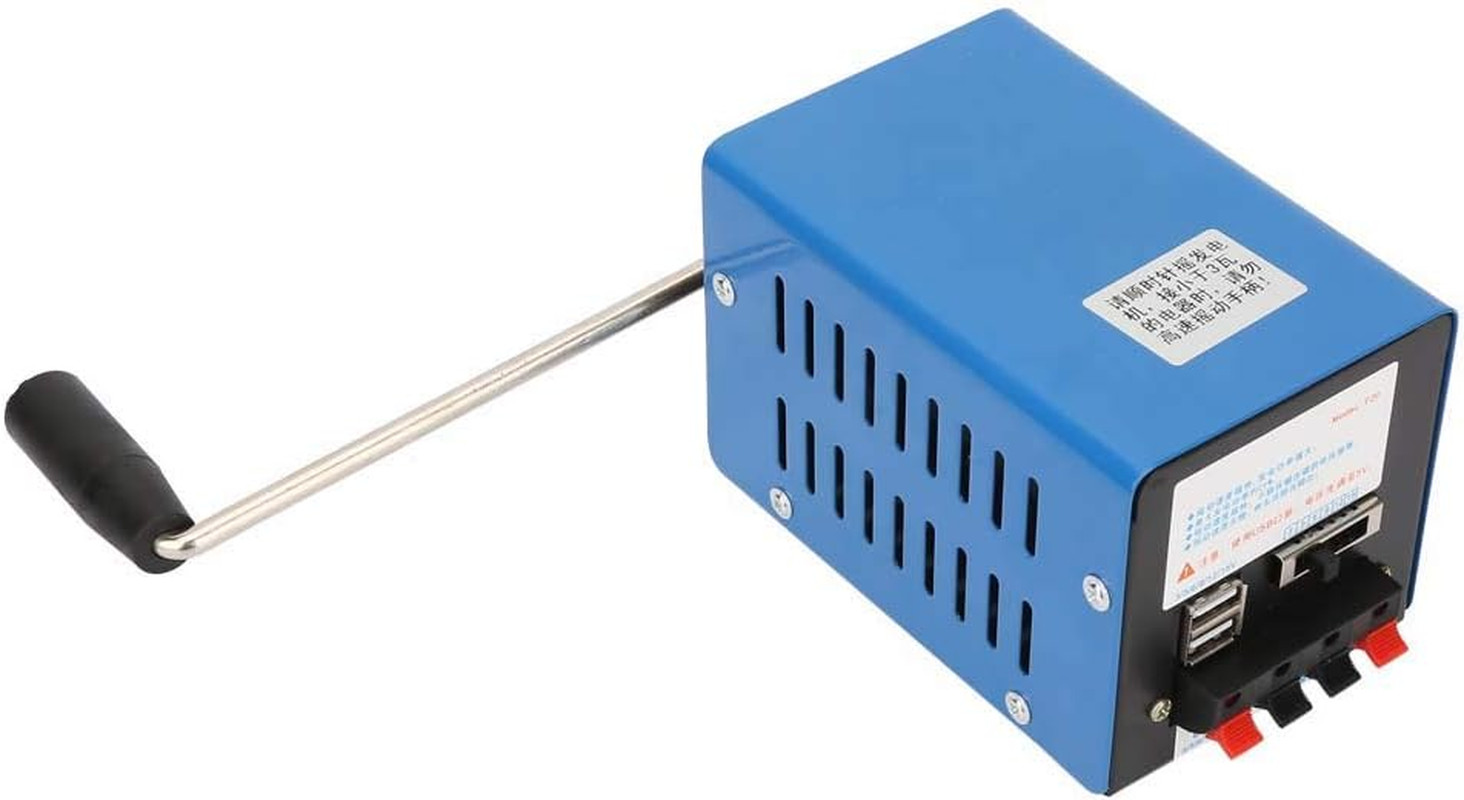Portable Hand Crank Generator, High Power 20W USB Charging Dynamo with Emergency