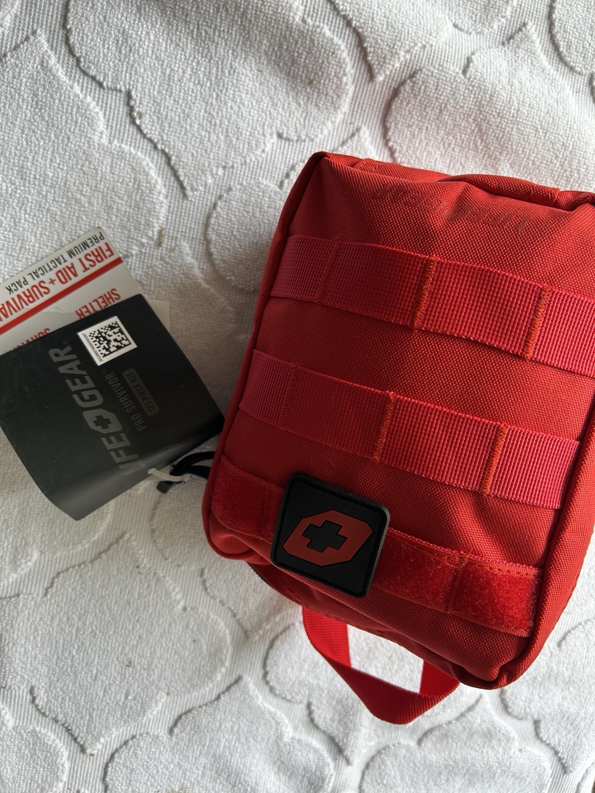 Life Gear First Aid + Survival Premium Tactical Kit