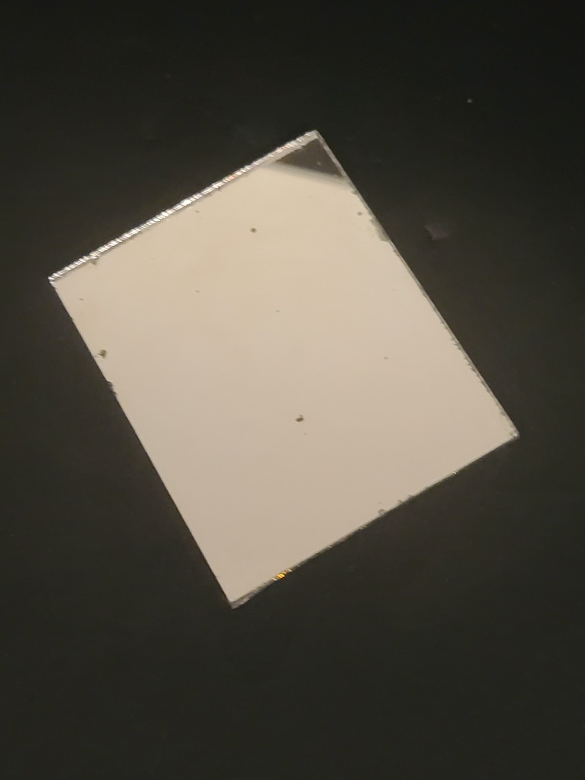 Vintage 2.5 X 3 Inch Signal Rescue Mirror