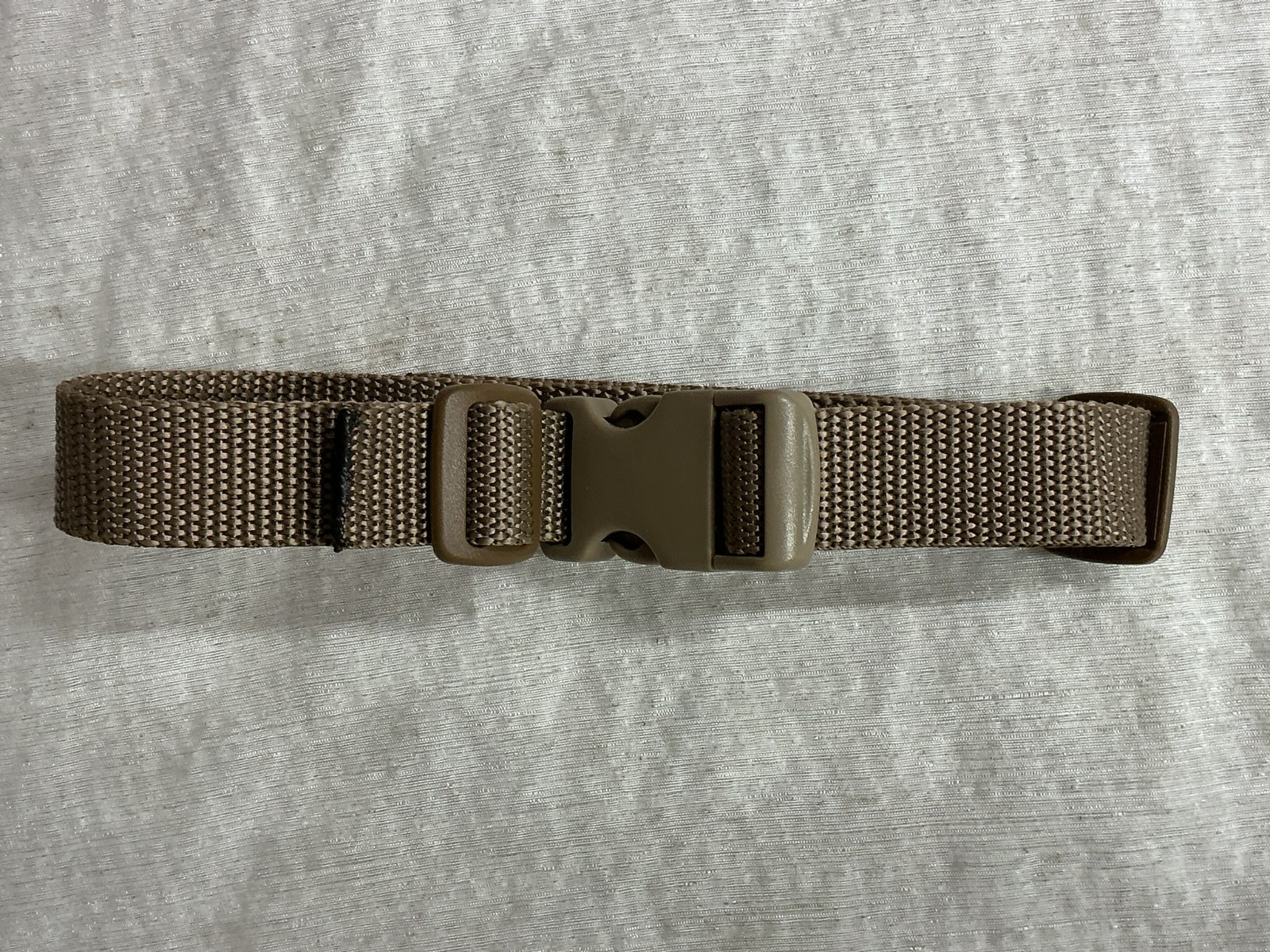 Brown Tactical Strap Quick-Release Buckle Adjustable Hardware Rugged Nylon 25″