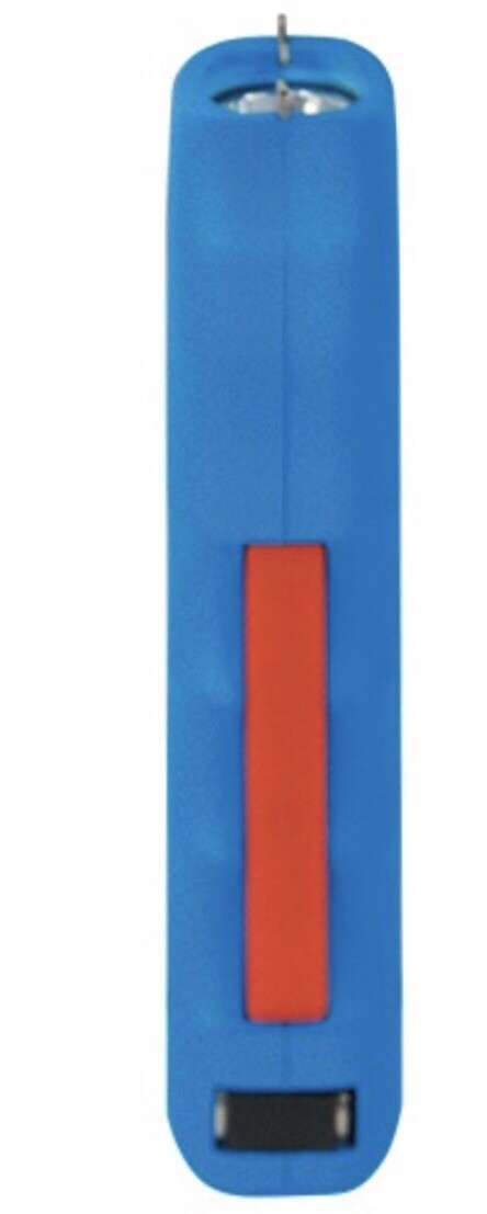 Stun MASTER ST POLICE Defense BLUE SQUEEZE Stun Gun Rechargeable LED FLASHLIGHT