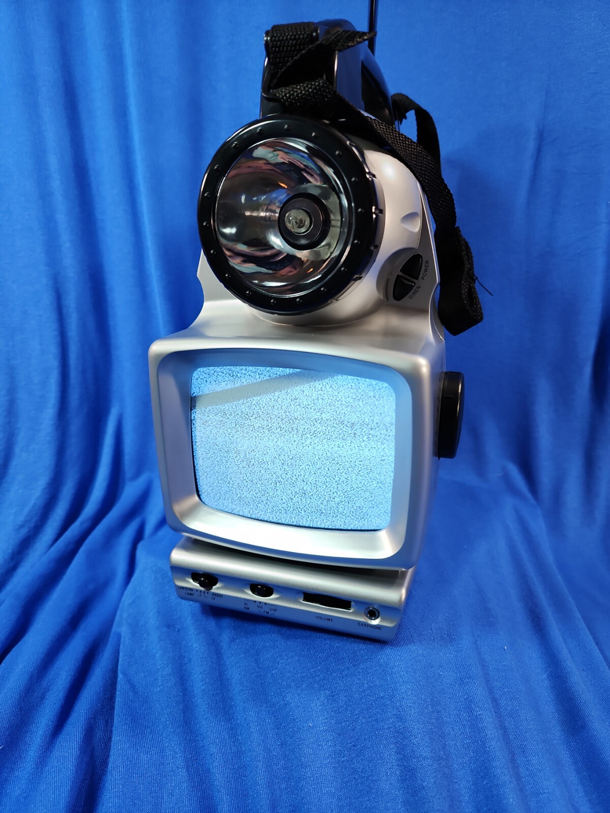 Multi-Function TV Radio Lantern Flashlight Siren Camping Survival Car Battery