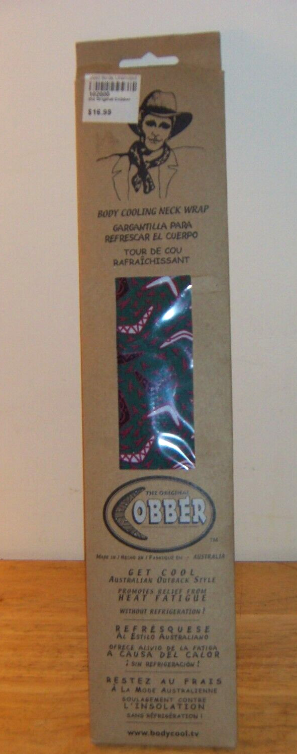 Wild Birds Unlimited The Original Coober Boomerang Body Cooling Neck Wrap NIB